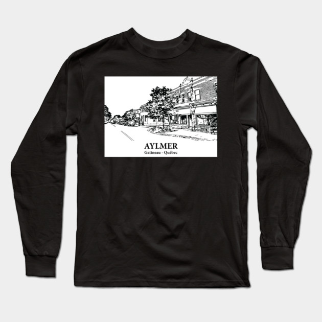 Aylmer - Gatineau QC Long Sleeve T-Shirt by Lakeric