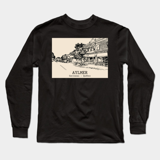 Aylmer - Gatineau QC Long Sleeve T-Shirt by Lakeric