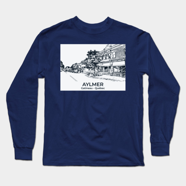 Aylmer - Gatineau QC Long Sleeve T-Shirt by Lakeric