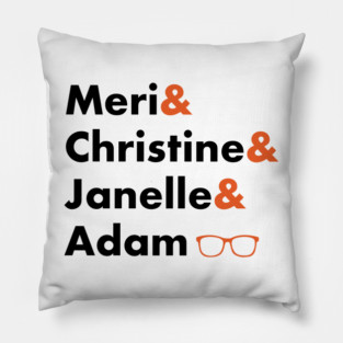 The Gang's All Here Pillow