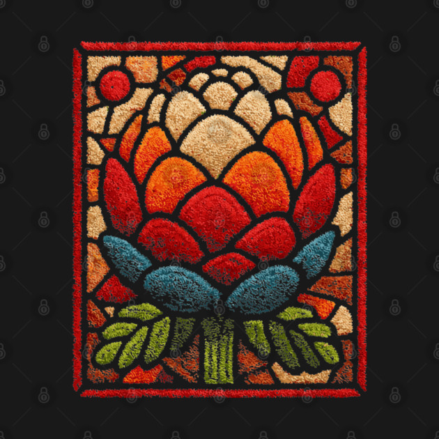 Stained Glass Lotus Bloom | Artichoke Art by TuncGK