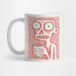 Caffeine Addict Zombie Coffee Break Mug