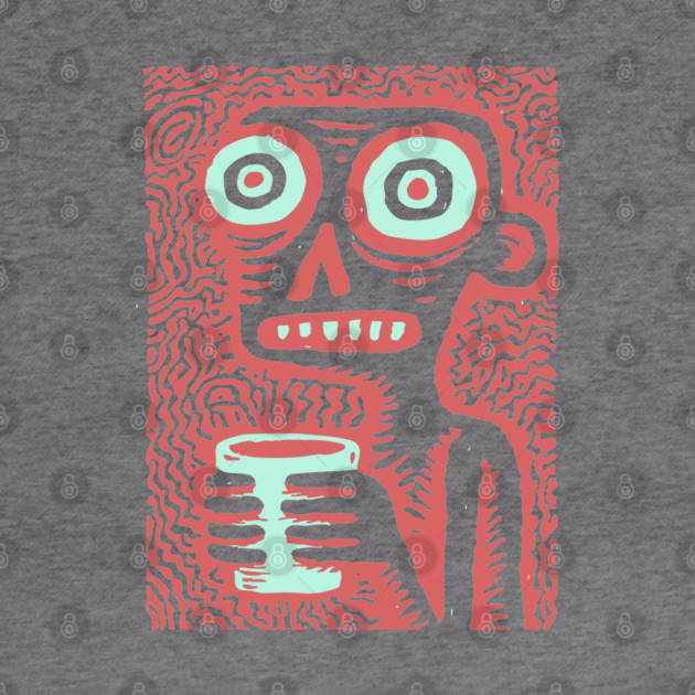 Caffeine Addict Zombie Coffee Break by TuncGK