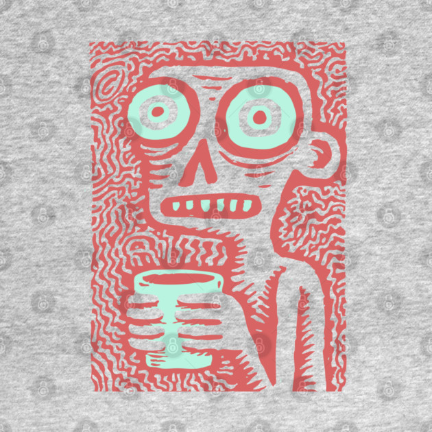 Caffeine Addict Zombie Coffee Break by TuncGK