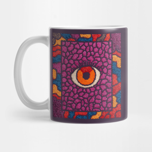 All-Seeing Eye in Bloom | Purple Retro by TuncGK