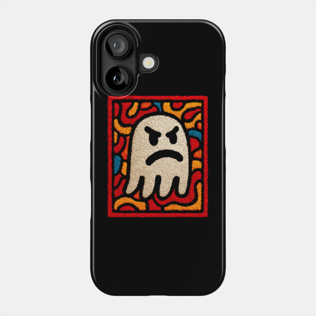 Angry Little Ghost | Halloween for Kids Phone Case by TuncGK