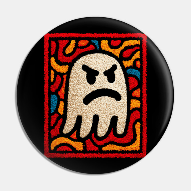 Angry Little Ghost | Halloween for Kids Pin by TuncGK