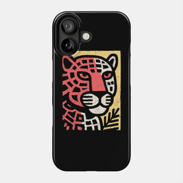 Fierce Red Jaguar | Pop Art Animal Print Phone Case by TuncGK