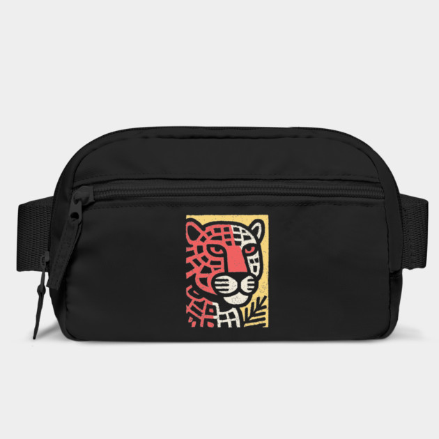 Fierce Red Jaguar | Pop Art Animal Print by TuncGK
