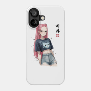 Kpop demon hunters Mira Sumi E Phone Case