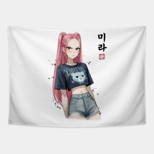 Kpop demon hunters Mira Sumi E Tapestry