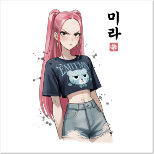 Kpop demon hunters Mira Sumi E Posters and Art