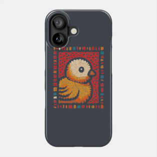 Chirpy Baby Chick | Geometric Pop Art Phone Case