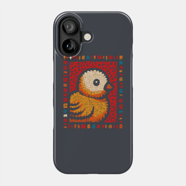 Chirpy Baby Chick | Geometric Pop Art Phone Case by TuncGK