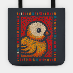 Chirpy Baby Chick | Geometric Pop Art Tote
