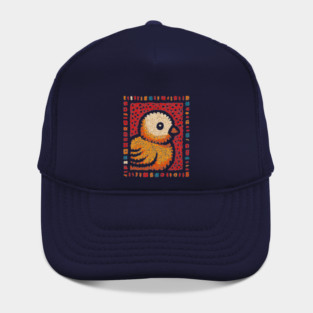 Chirpy Baby Chick | Geometric Pop Art Hat
