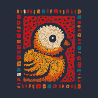 Chirpy Baby Chick | Geometric Pop Art T-Shirt