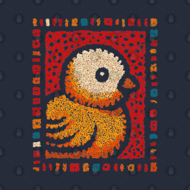 Chirpy Baby Chick | Geometric Pop Art by TuncGK