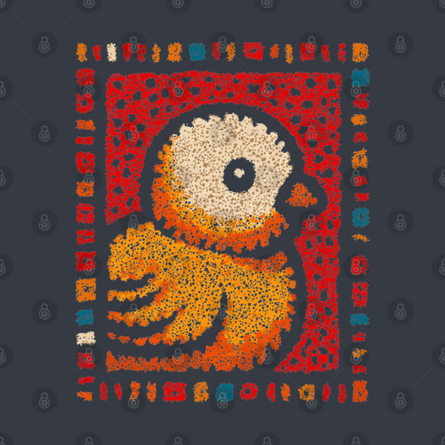 Chirpy Baby Chick | Geometric Pop Art by TuncGK