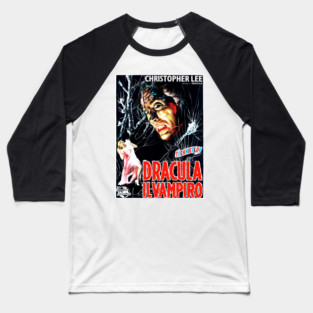 Horror of Dracula * Dracula IL Vampiro 1958 Baseball T-Shirt