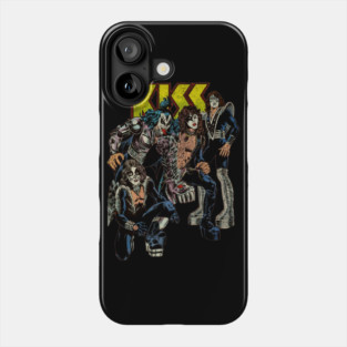 KISS (Vintage Comic Distressed) Phone Case