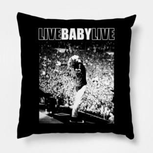 Inxs Live Baby Live Halftone Pillow