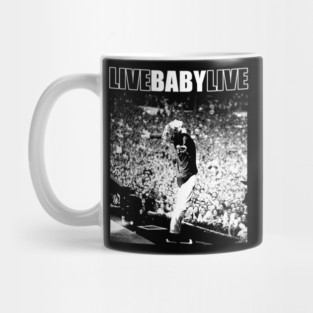 Inxs Live Baby Live Halftone Mug