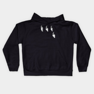 Beatles Faces Album Silhouette Kids Hoodie