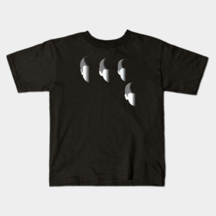 Beatles Faces Album Silhouette Kids T-Shirt
