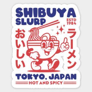Shibuya Slurp Tokyo Japan Sticker