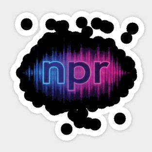 NPR- SOUNDWAVES Sticker