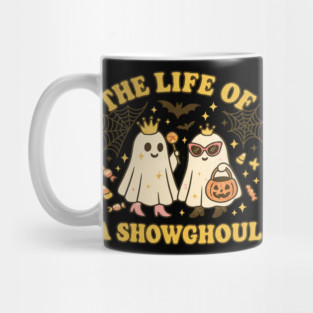 The Life of a Showghoul Cute Glam Ghosts Mug