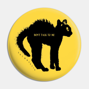 Social Anxiety Kitty Pin