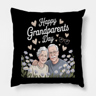 Happy Grandparents Day Pillow