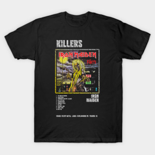 IRON MAIDEN - KILLERS || ALBUM TRACKLIST || T-Shirt