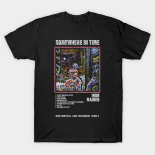 IRON MAIDEN - SOMEWHERE IN TIME || ALBUM TRACKLIST || T-Shirt