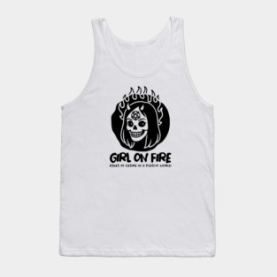 GIRL ON FIRE Tank Top