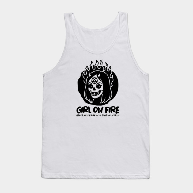 GIRL ON FIRE Tank Top by Fabrik