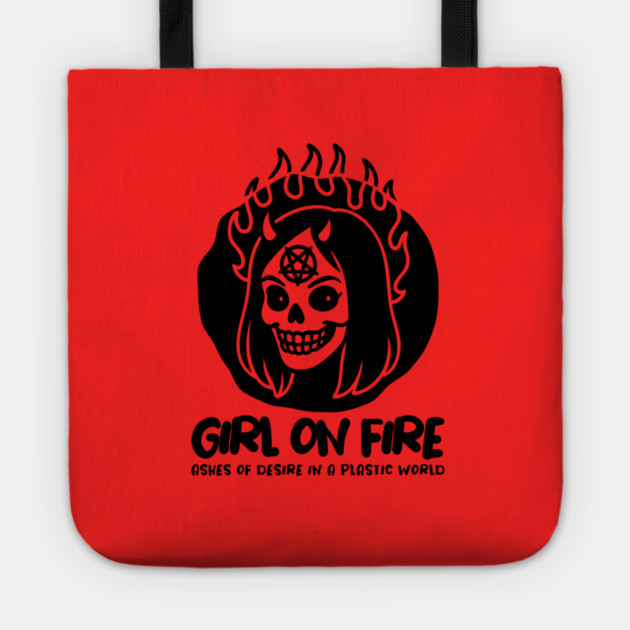 GIRL ON FIRE Tote by Fabrik