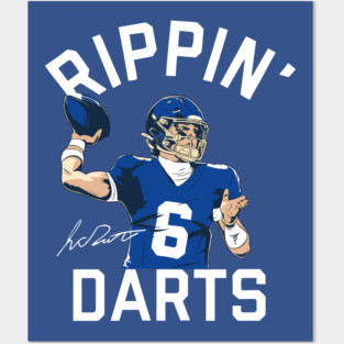 Giants Jaxson Dart Rippin Darts Posters and Art