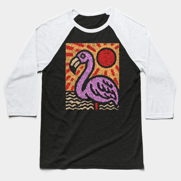 The Balance | A Vibrant Folk Art Tarot Card Baseball T-Shirt by TuncGK
