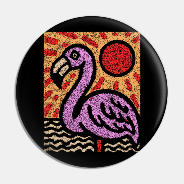 The Balance | A Vibrant Folk Art Tarot Card Pin by TuncGK