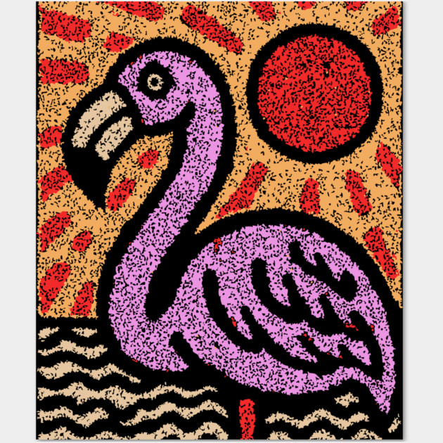 The Balance | A Vibrant Folk Art Tarot Card Wall Art by TuncGK