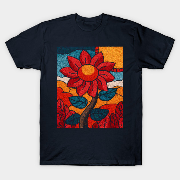 The Harvest | An Autumn Folk Art Tarot Card T-Shirt by TuncGK