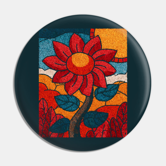 The Harvest | An Autumn Folk Art Tarot Card Pin by TuncGK