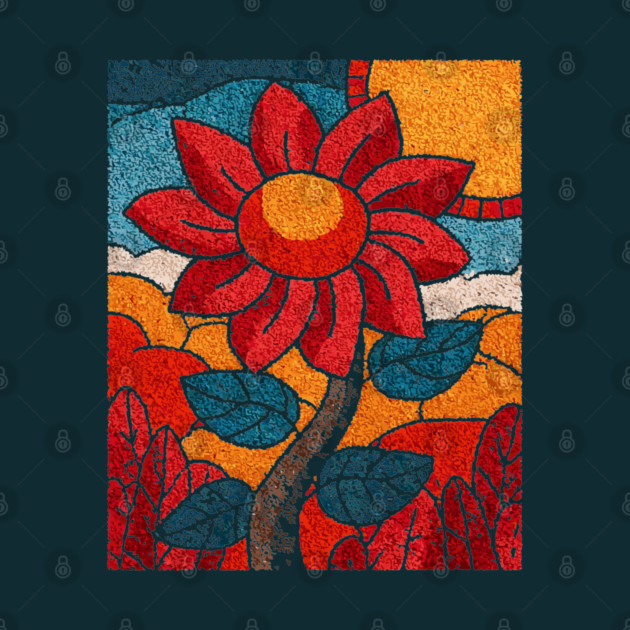 The Harvest | An Autumn Folk Art Tarot Card by TuncGK