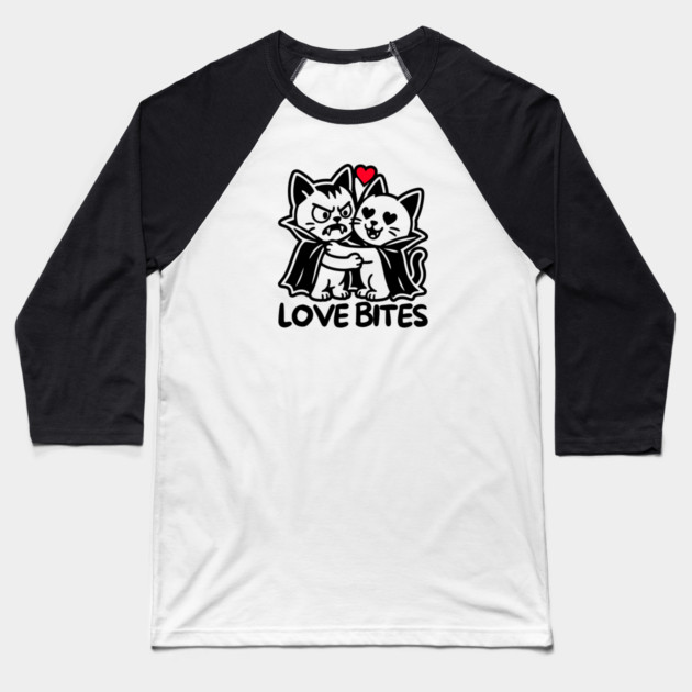 LOVE BITES Baseball T-Shirt by Fabrik
