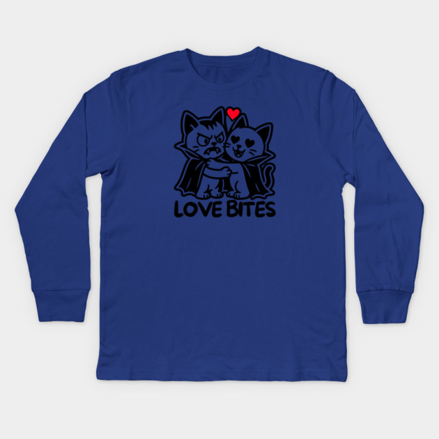 LOVE BITES Kids Long Sleeve T-Shirt by Fabrik