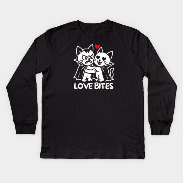 LOVE BITES Kids Long Sleeve T-Shirt by Fabrik