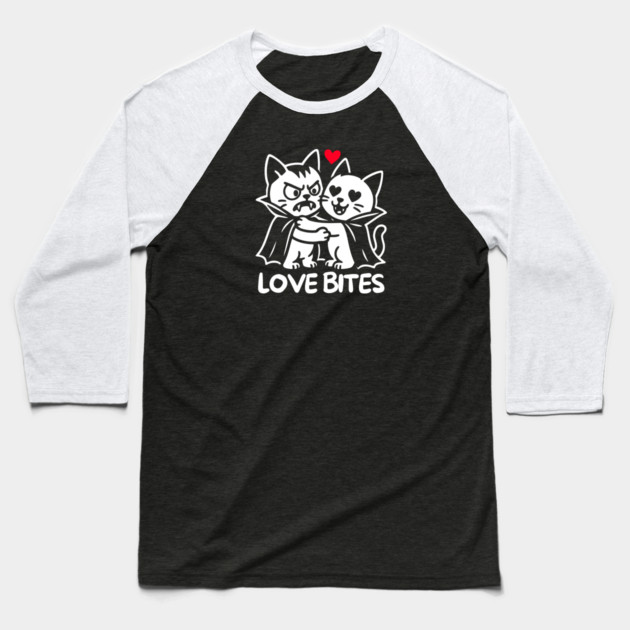 LOVE BITES Baseball T-Shirt by Fabrik